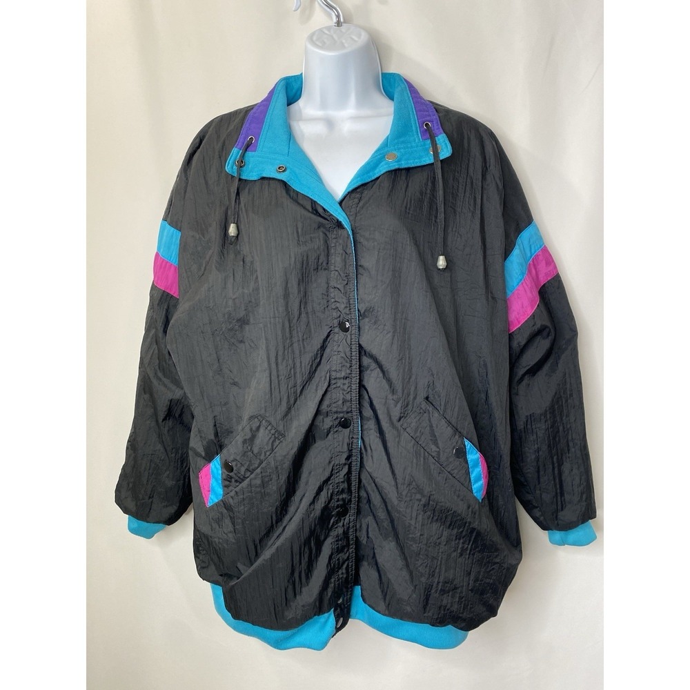 Vintage Current Seen Womens Reversible Windbreaker Jacket One‎ Size Streetwear